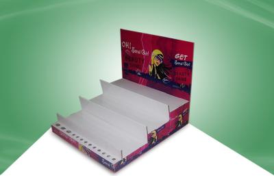 China Full Color Printed Cardboard Countertop Displays for Cosmetic Pop for sale