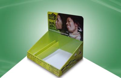 China Kaugummi-Anzeigen-Behälter-Papptischplatten-Schaukarton für Geschäft zu verkaufen