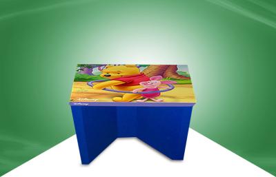 China Printed Recycable Cardboard Chair Carboard Table for Disney , SGS Certification for sale