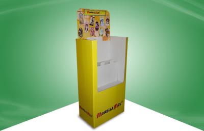 Китай Подгонянные желтым цветом блоки индикатора картона хранения магазина для рамки продается