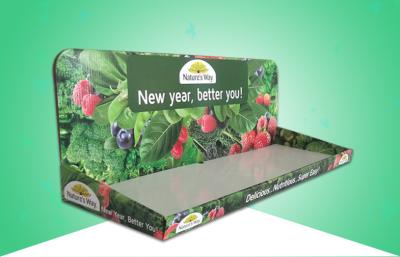 China Supper Food Cardboard Display Trays With Glossy Finish for Woolworths Store for sale