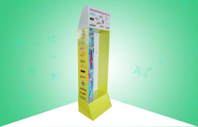 China Customized POP Cardboard Display Stand For Disney Kid Watches / Hooks Floor Display for sale