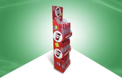 China Stable Three - shelf Cardboard POS Display For Cups  Selling to Big Supermarket for sale