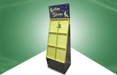 China Stable Free Standing Display Unit , Cardboard Floor Display Racks Recyclable for sale