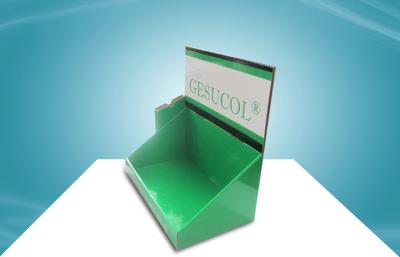 China UV Coating Green Recyclable Cardboard Countertop Display Boxes OEM ODM for sale