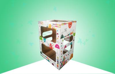 Chine Unités de visualisation de poubelles de carton d'outil d'enfant, finition de Matt de boîte de présentation de carton à vendre