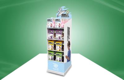 China Beautiful Four-shelf POS Cardboard Displays Glossy Lamination for Electronic Products for sale