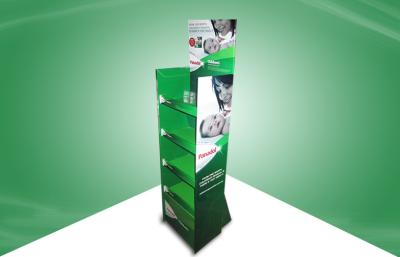 China Eco friendly POP Cardboard Display , Green custom cardboard displays For Medicine for sale
