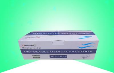 China Eco Friendly Cardboard Box Gift Packaging For Dispasable Medical Facial Mask for sale