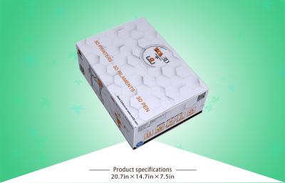China caja acanalada de la pared del doble de 350gsm CCNB CMYK para la impresora 3D en venta