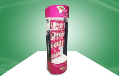 China Eye - Catching Cosmetic POS Cardboard Display With Hook For Showcase Heavy Products for sale