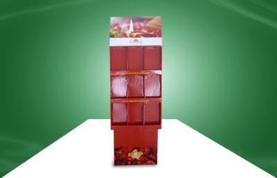 Китай Пол картона дисплея картона POP клетки Durable 9 стоя Eco-содружественное печатание продается