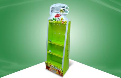 China OEM ODM Green Cardboard Display Stands , Customed Display Hooks For Retail for sale