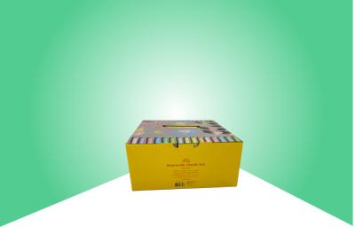 China Caixas de empacotamento de papel onduladas lustrosas para o giz do passeio à venda