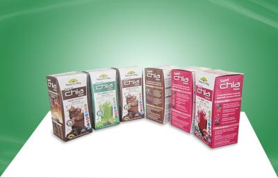 China Fruit Juice Paper Packaging Boxes Recyclable with Auto - lock for sale
