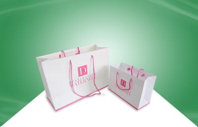 China White Paper Shopping Bag Packaging Boxes With Offset Printing for sale