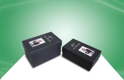 Chine Boîtes rigides noires d'emballage de papier de boîte-cadeau avec la stratification de Matt pp à vendre