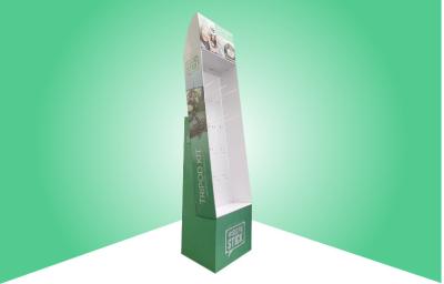 Китай Изготовленный на заказ дисплей пола картона POS с пластиковыми колышками смешивает представлять различные детали продается