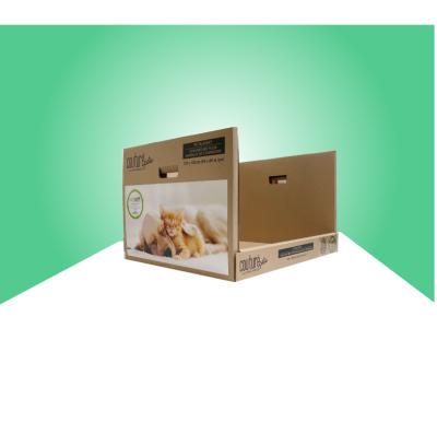 China Heavy Duty Costco Double Wall PDQ Display Cardboard Tray For Fulfillment Pet Blanket for sale