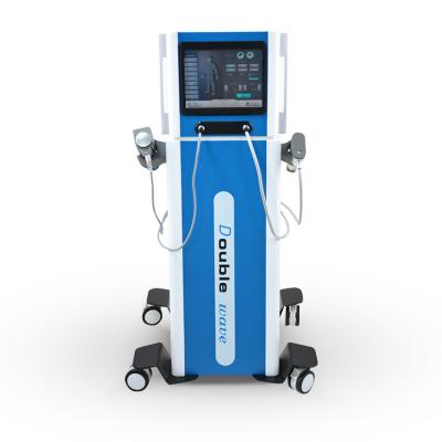 China Vertical Shockwave Therapy Equipment 2 In 1 EMS Shockwave Machine For Body Massage shockwave therapy physiotherapy for sale