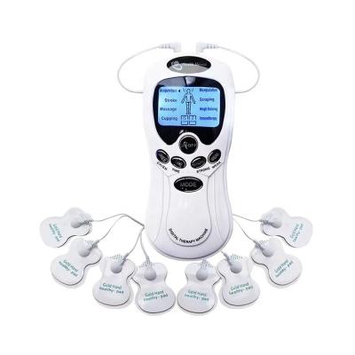China Dual Output Electric Therapy Massager Lightweight EMS Muscle Stimulator TENS Unit for sale