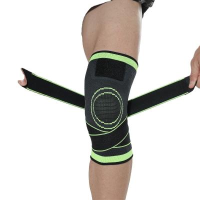 China Fitness Outdoor Knitted Sports Knee Pads Washable Running Compression Knee Sleeve for sale