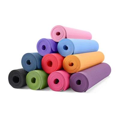 China 183*61*0.6cm Exercise Yoga Mat EVA Material Foam Yoga Mat Eco Friendly for sale