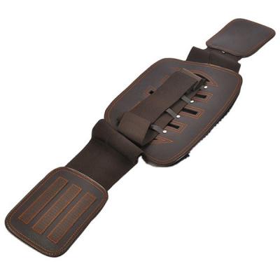 China OEM PU Cintura Brace Soporte lumbar Cinturón de soporte para la parte inferior de la espalda con almohadilla lumbar extraíble en venta