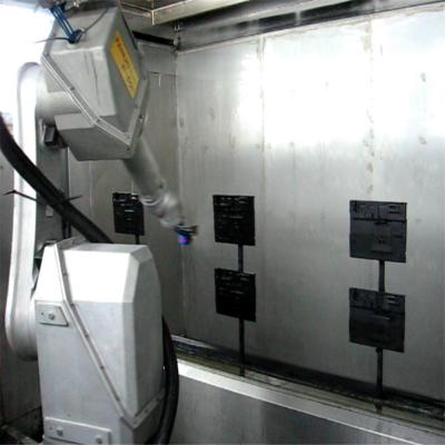 Chine Couverture arrière Fanuc de carnet peignant la cabine robotique IP67 de peinture sur la ligne cheminement à vendre