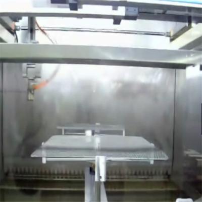 China Glass Three Axis Automatic Paint Spraying Machine 380V Stainless Steel Cabinet for sale
