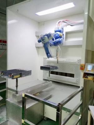 China Pulverização de ar seis máquinas 1.5m da pintura do robô do revestimento da linha central integrado à venda