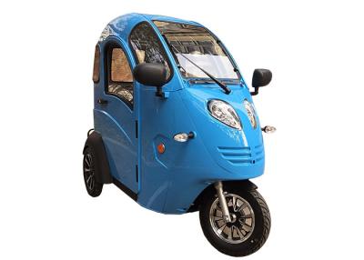 China Passenger Seat Roof Covered Electric Bike , 800 W Enclosed 3 Wheel Motorcycle for sale