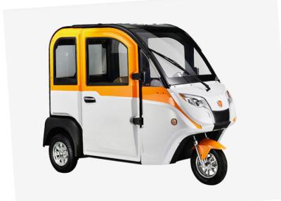 China Smart Enclosed Electric Tricycle 1200 W 3 Wheels With Adjustable Seat Cabin for sale