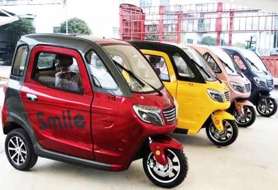 China Silent Enclosed 1500W Passenger Electric Tricycle for sale