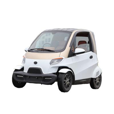 China Plastic Body Electric Four Wheeler Car With 2 Passenger 2500W for sale