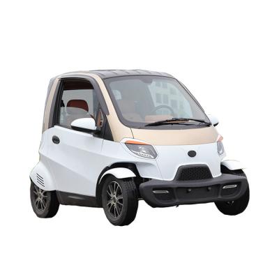China Plastic Frame Enclosed Electric Four Wheeler Car Single AC Charging for sale