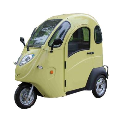 China EEC Motorized 3 Wheel Electric Tricycle 800W 72V 20AH With Enclosed ABS Cabin for sale