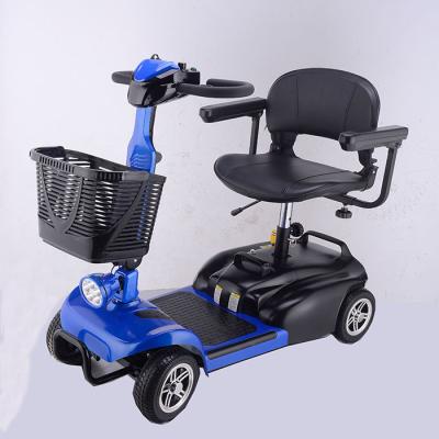 China 6 Inch Four Wheel Adult Motorized Mobility Scooter 500w With Removable Seat for sale