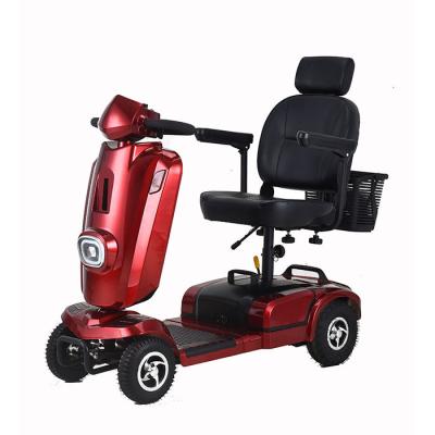 China 300W 24V 20Ah 4 Wheel Elderly Mobility Scooter High Chair Back for sale