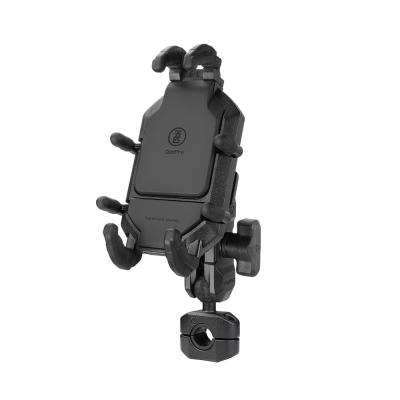 China Adjustable Motorcycle Handlebar Cell Phone Holder Torque Rail Carapace Mount for sale