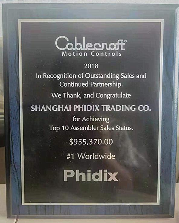 Top 10 Assembler Sales Status - Phidix Motion Controls (Shanghai) Co., Ltd.