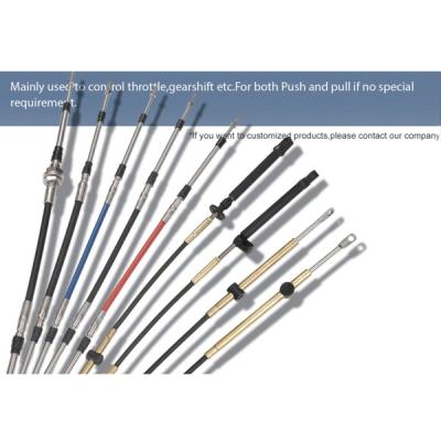 China Marine Engine Push Pull Control Cable Boat Steering Outboard Engine Cable Te koop