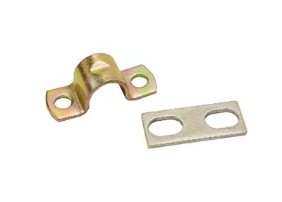 China Steel Cable End Fittings Metal Strap Clamp / Shims For Cable Installation for sale