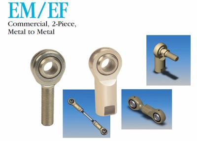 China 2-Piece EM / EF Stainless Steel Spherical Rod Ends Metal To Metal For Lawn / Garden for sale