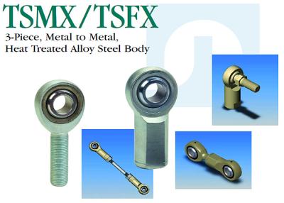 China Extremidades de Rod de aço inoxidável da precisão de TSMX/TSFX com calor - corpo de aço tratado de liga à venda