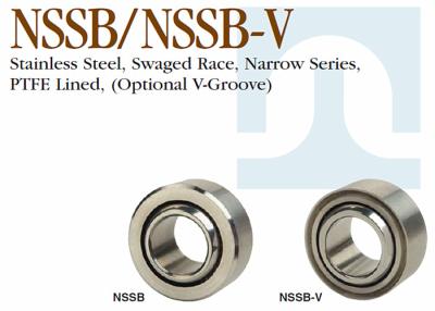 China NSSB - V série estampada do estreito da raça do material de aço inoxidável esférico do rolamento de esferas à venda