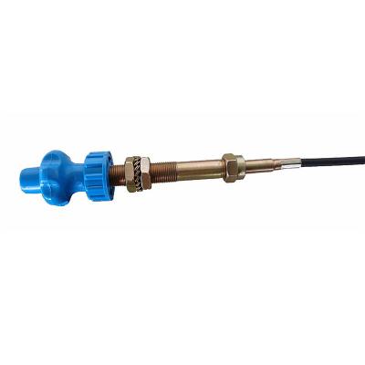 China Mechanical Control Cable Assembly With Micro Blue Handle for sale