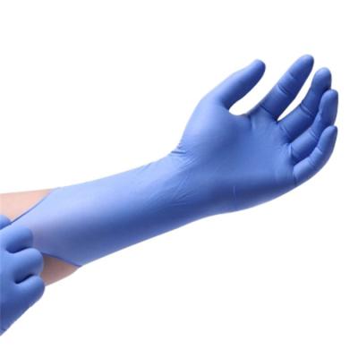 China Nitrile Gloves Food Grade Powder Free Examination Certificate Non Medical En455 Non Sterile Powder_Free_Nitrile_Gloves for sale