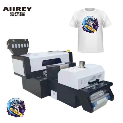 China 2 XP600 Heads 300mm DTF Transfer Printer CMYK W LC LM Ink Color for sale