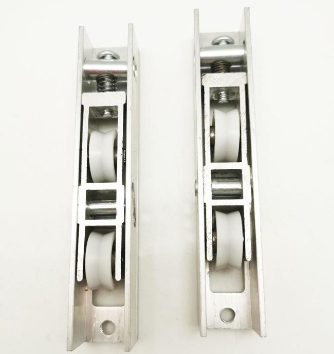 Aluminum window roller wheel assembly